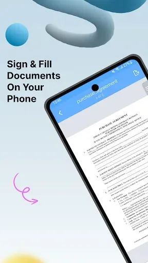 Скриншот 1 — eZy Sign & Fill Documents