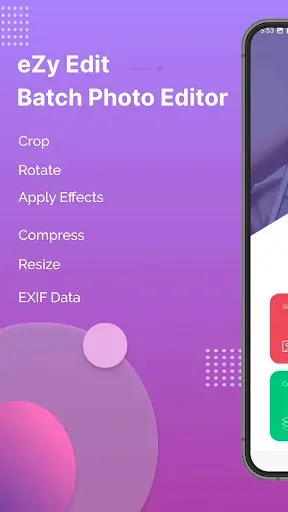 Скриншот 1 — eZy Edit: Batch Photo Editor