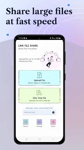 Скриншот 3 — LinkFileShare: Send via link