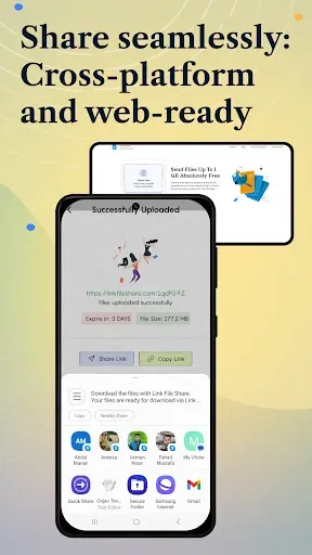 Скриншот 8 — LinkFileShare: Send via link