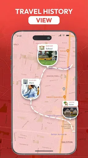 Скриншот 2 — Tracky : Location GPS Sharing