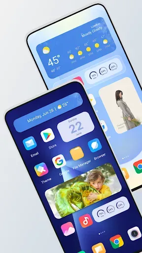 Скриншот 2 — Android 16 Style Widgets