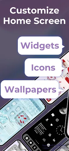 Скриншот 1 — WidgetClub:Theme, Widget, Icon