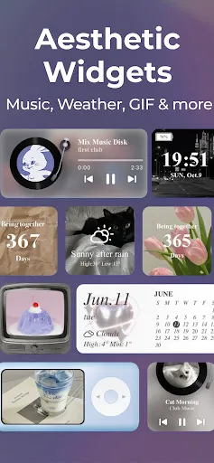 Скриншот 3 — WidgetClub:Theme, Widget, Icon