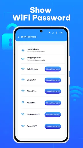 Скриншот 2 — Показать парольWiFi,WiFi поиск