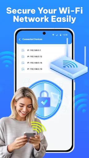 Скриншот 4 — Показать парольWiFi,WiFi поиск