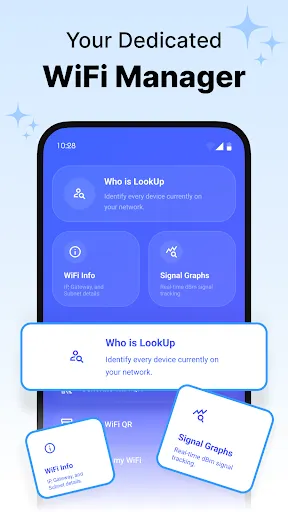 Скриншот 1 — WiFi Assistant – Home Screen