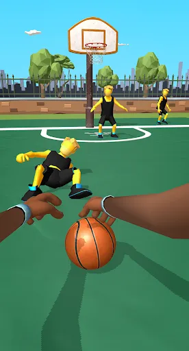 Скриншот 3 — Dribble Hoops