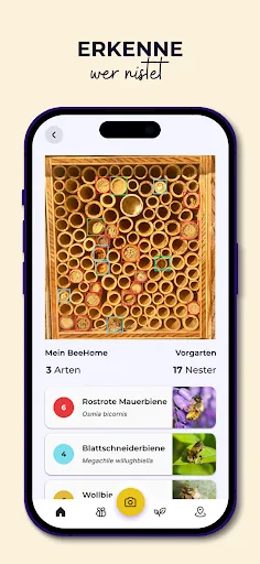 Скриншот 3 — MyBeeHome: Wildbienen Zuhause