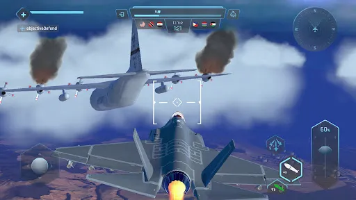 Скриншот 4 — Sky Warriors: воздушные бои