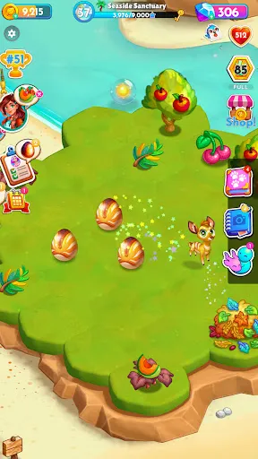 Скриншот 5 — Paradise Paws: Merge Animals!