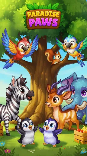 Скриншот 7 — Paradise Paws: Merge Animals!
