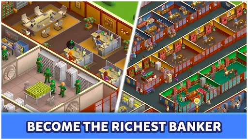Скриншот 1 — Bank empire: Кликер денег