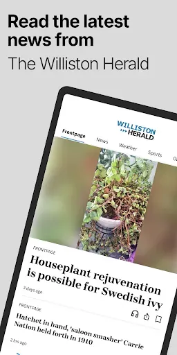 Скриншот 1 — The Williston Herald
