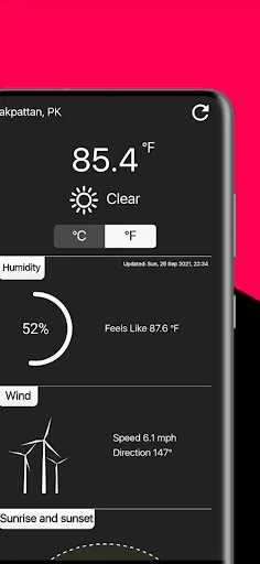 Скриншот 1 — Wind Speed Meter Air Direction