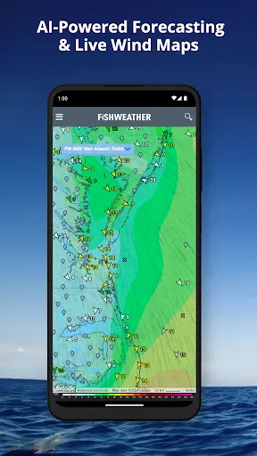 Скриншот 1 — FishWeather: Marine Forecasts