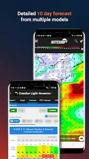 Скриншот 3 — iKitesurf: Weather & Waves