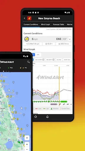 Скриншот 2 — WindAlert: Wind & Weather Map