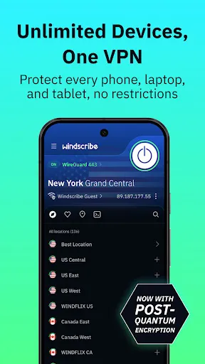 Скриншот 4 — Windscribe VPN