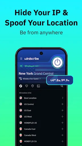 Скриншот 5 — Windscribe VPN