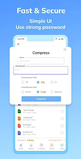 Скриншот 2 — Zip Extractor Master Unzip Rar