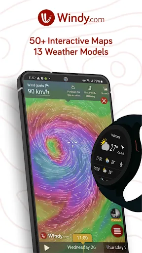 Скриншот 1 — Windy.com - Weather Forecast