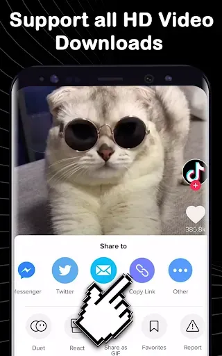 Скриншот 3 — Загрузчик видео для TikTok