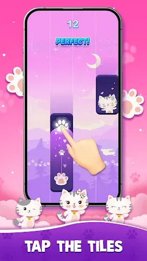 Скриншот 1 — Catch Tiles: Piano Game
