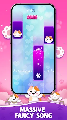 Скриншот 4 — Catch Tiles: Piano Game