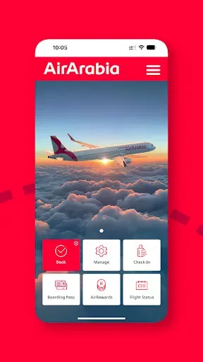 Скриншот 2 — Air Arabia (official app)