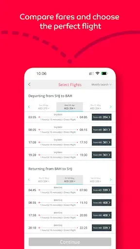 Скриншот 3 — Air Arabia (official app)