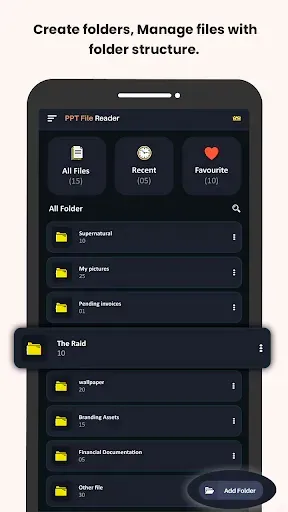 Скриншот 3 — PPT Viewer, PPTX File Reader