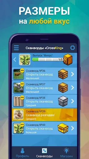 Скриншот 2 — Сканворды без интернета для ан
