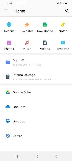 Скриншот 1 — WinZip – Zip UnZip Tool
