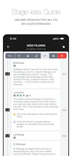 Скриншот 2 — Wise Pilgrim Camino Primitivo