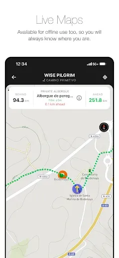 Скриншот 5 — Wise Pilgrim Camino Primitivo