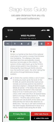 Скриншот 2 — Wise Pilgrim Camino del Norte