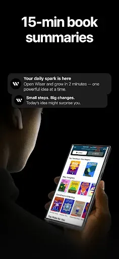 Скриншот 2 — Wiser - 15 minutes Audio Books