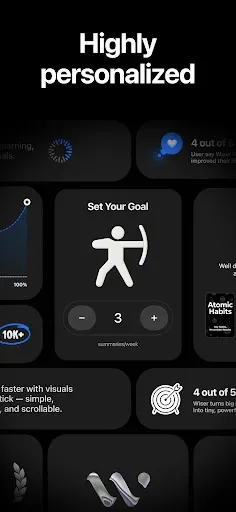 Скриншот 3 — Wiser - 15 minutes Audio Books