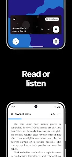 Скриншот 4 — Wiser - 15 minutes Audio Books