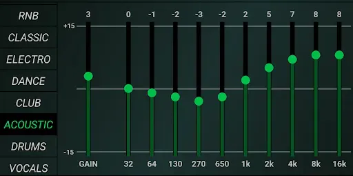 Скриншот 3 — Eqfy Equalizer for Spotify