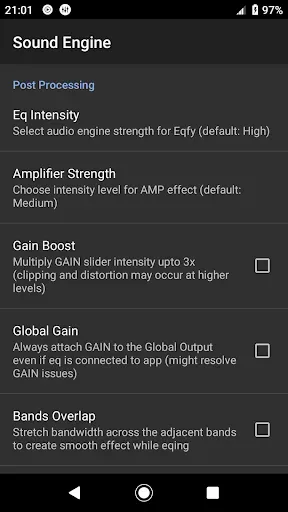 Скриншот 5 — Eqfy Equalizer for Spotify