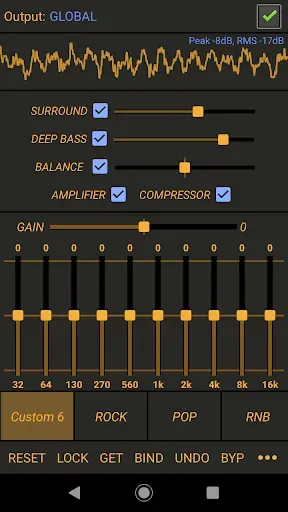Скриншот 1 — Power Audio Equalizer