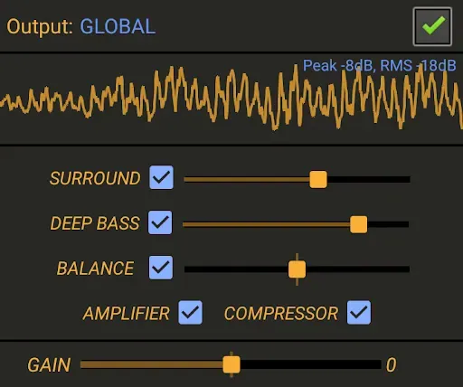 Скриншот 2 — Power Audio Equalizer