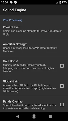 Скриншот 5 — Power Audio Equalizer