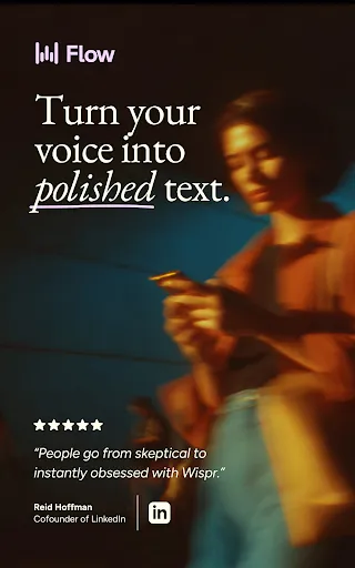 Скриншот 1 — Wispr Flow: AI Voice-to-Text