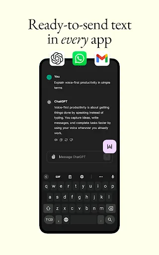 Скриншот 3 — Wispr Flow: AI Voice-to-Text