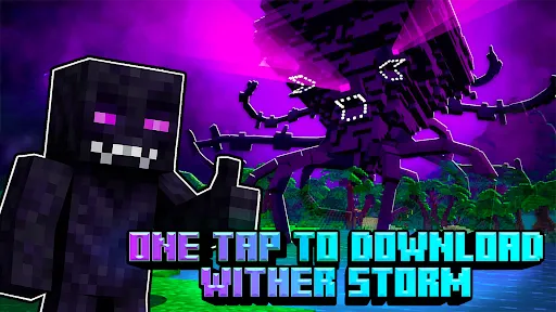 Скриншот 1 — Wither Storm Mod for Minecraft