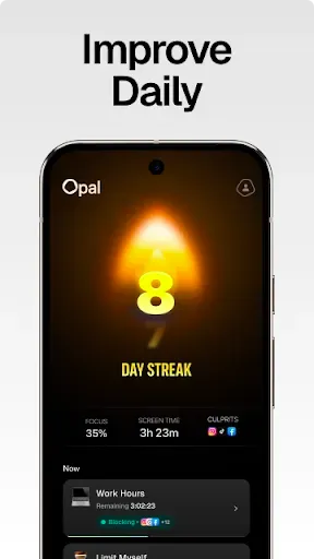 Скриншот 4 — Opal Screen Time Limit & Timer