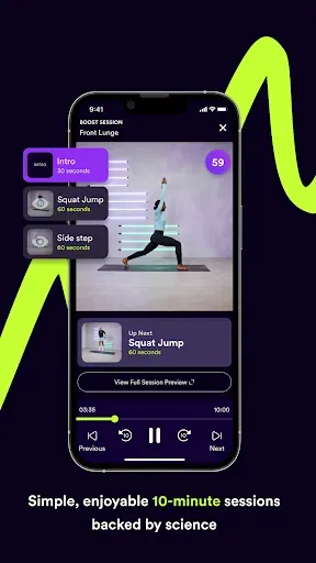 Скриншот 1 — WithU Daily: 10 Minute Workout